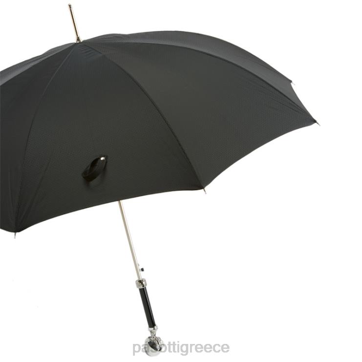 ομπρέλα | PASOTTI 478 7079-8 k55 - μαύρη ομπρέλα με λαβή με νύχια 2N6B816 άνδρες